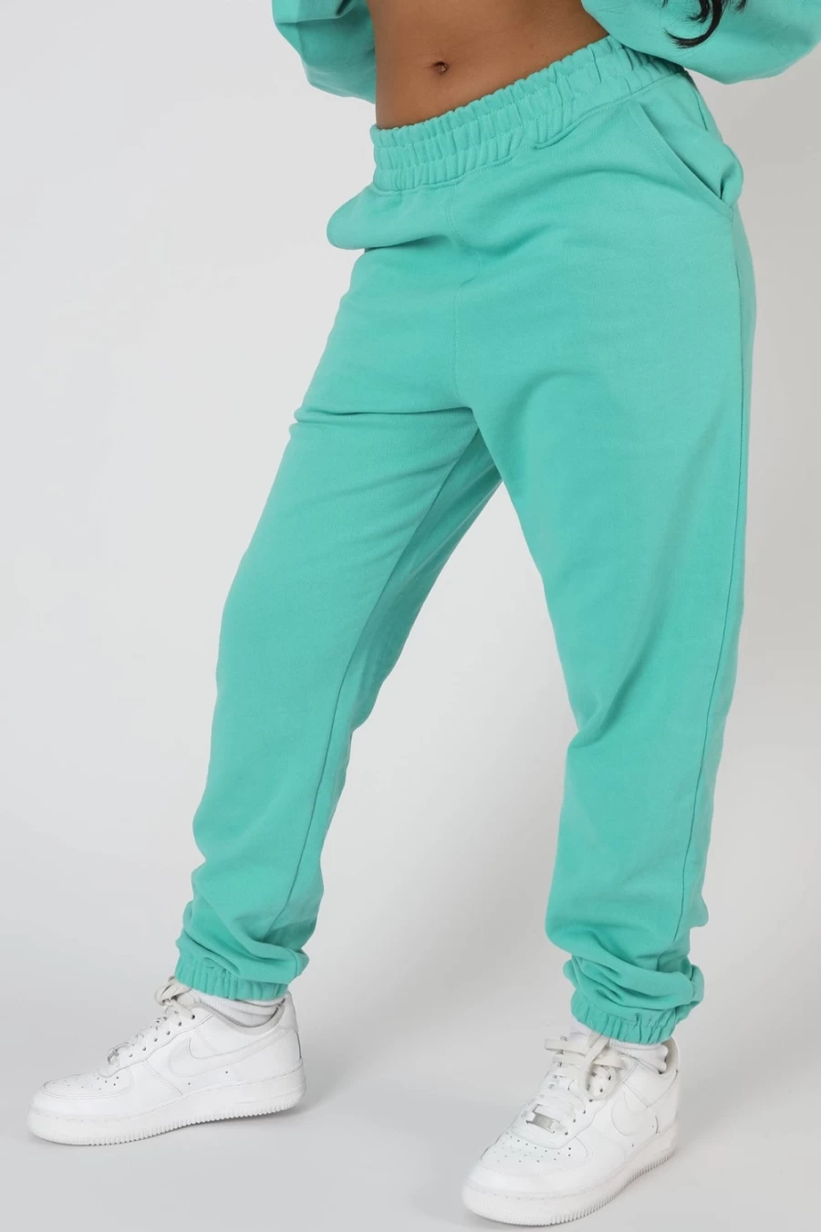 Public Desire Women's Peppermint 90's Oversized Joggers - Retro High-Waisted Comfort Pants