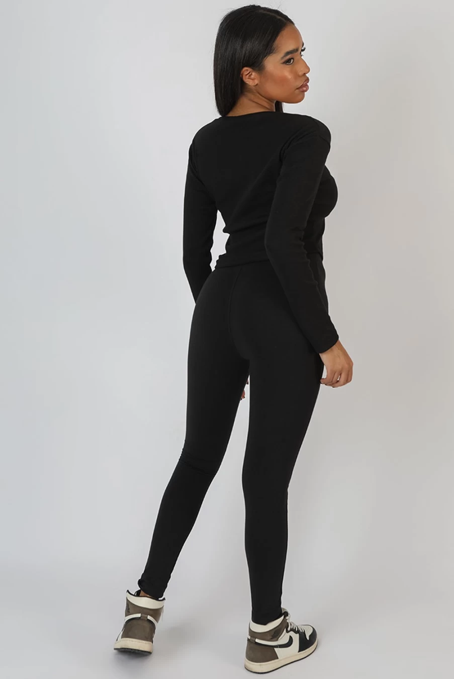 "Public Desire Women's Black Slogan Leggings - Stylish & Comfortable"