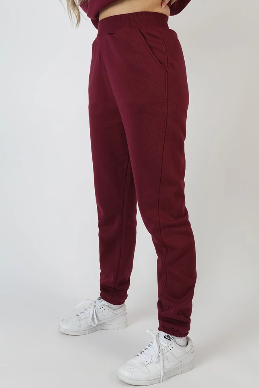 Public Desire Women's Berry Embroidered Pocket 90s Joggers - Vintage High-Waisted Casual Sweatpants